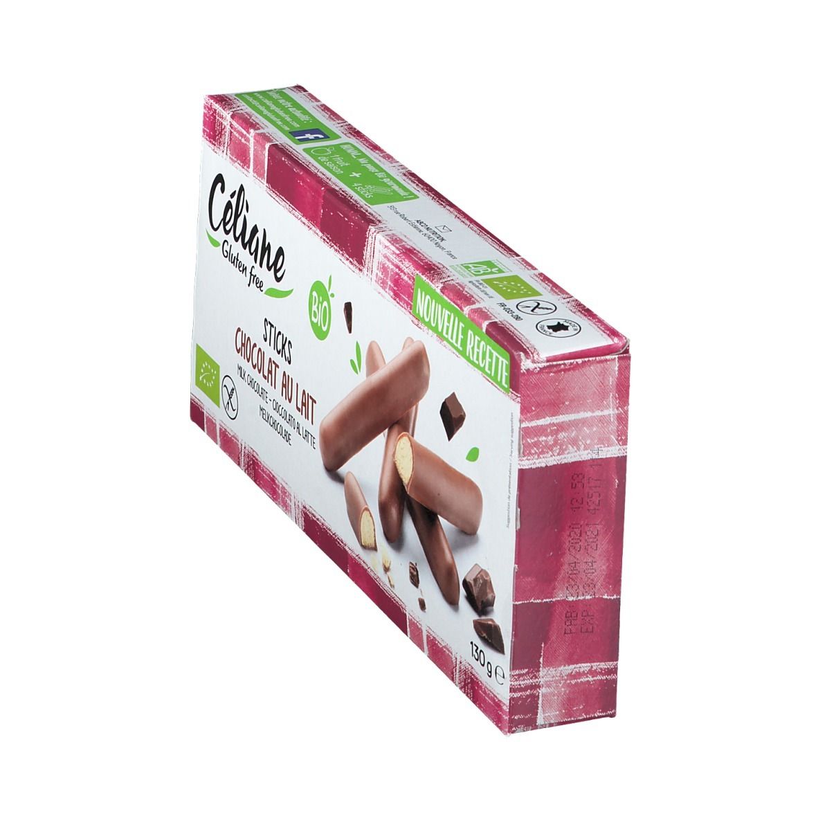 Celiane Melkchocolade Staaf Bio 130 g Riegel