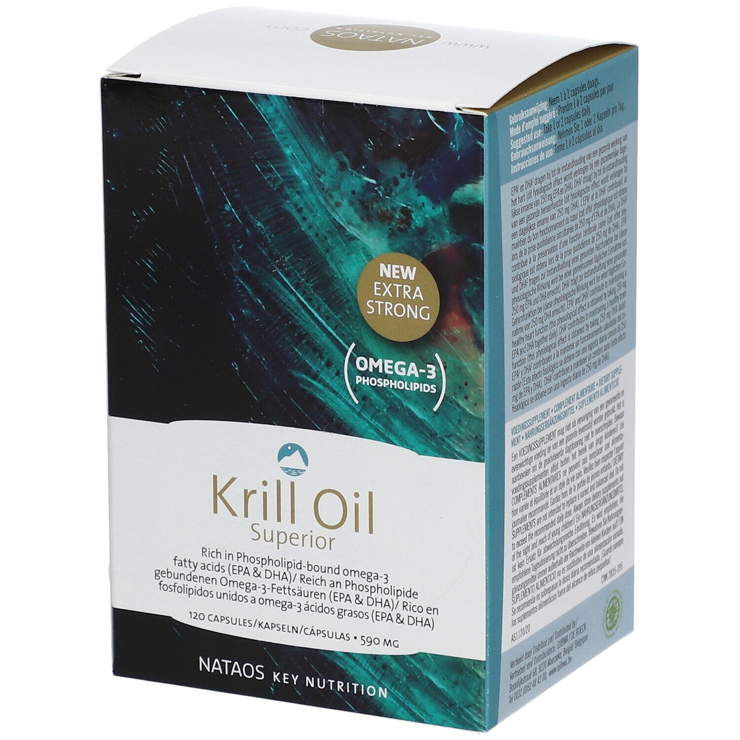 Nataos Key Nutrition Krill Oil Superior 500 mg