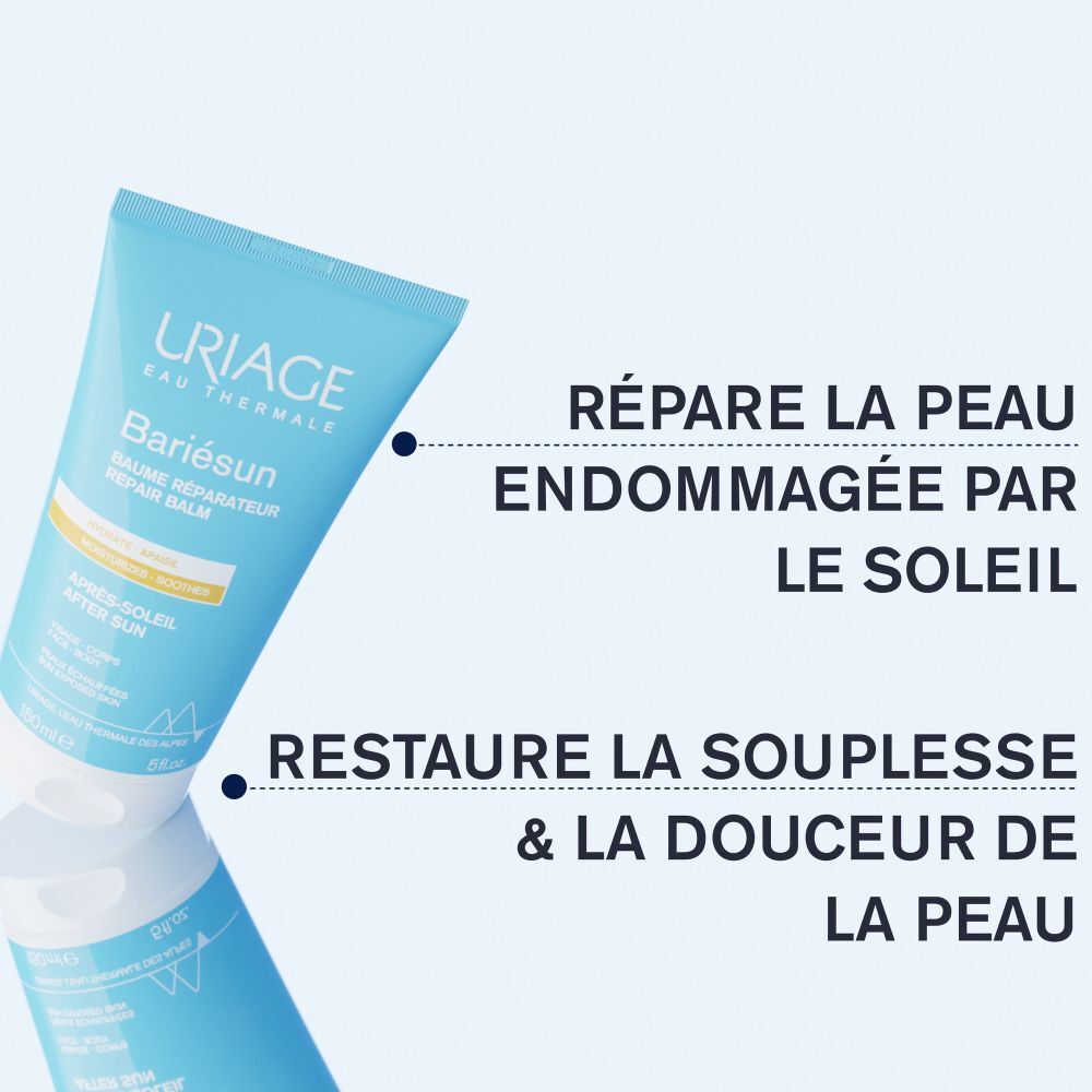 Texte : Beurre de Karité, Aquaspongines, Vitamines C & E, Eau Thermale d'Uriage.