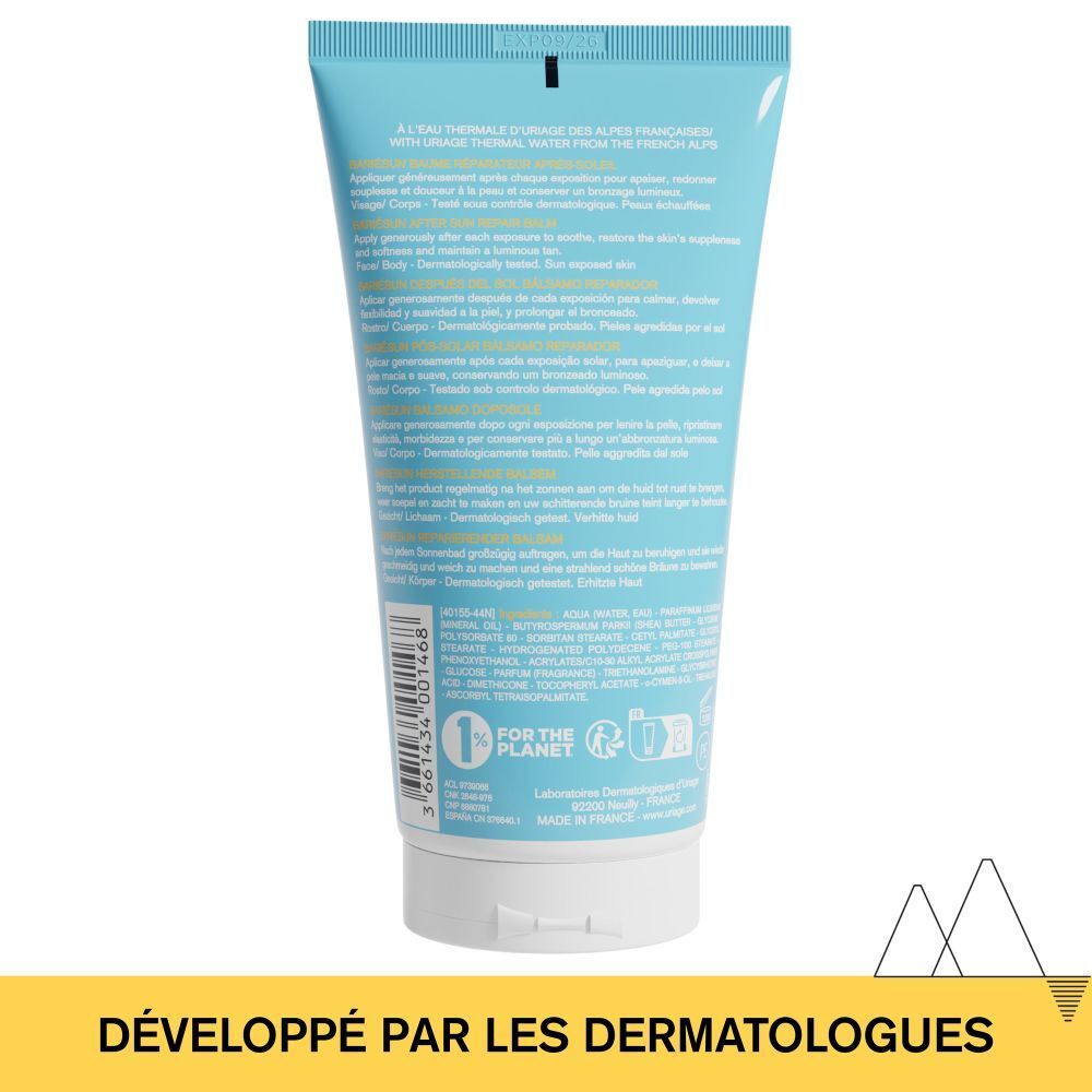 Texte : Développé et recommandé par les dermatologues, Adapté pour le visage & le corps.