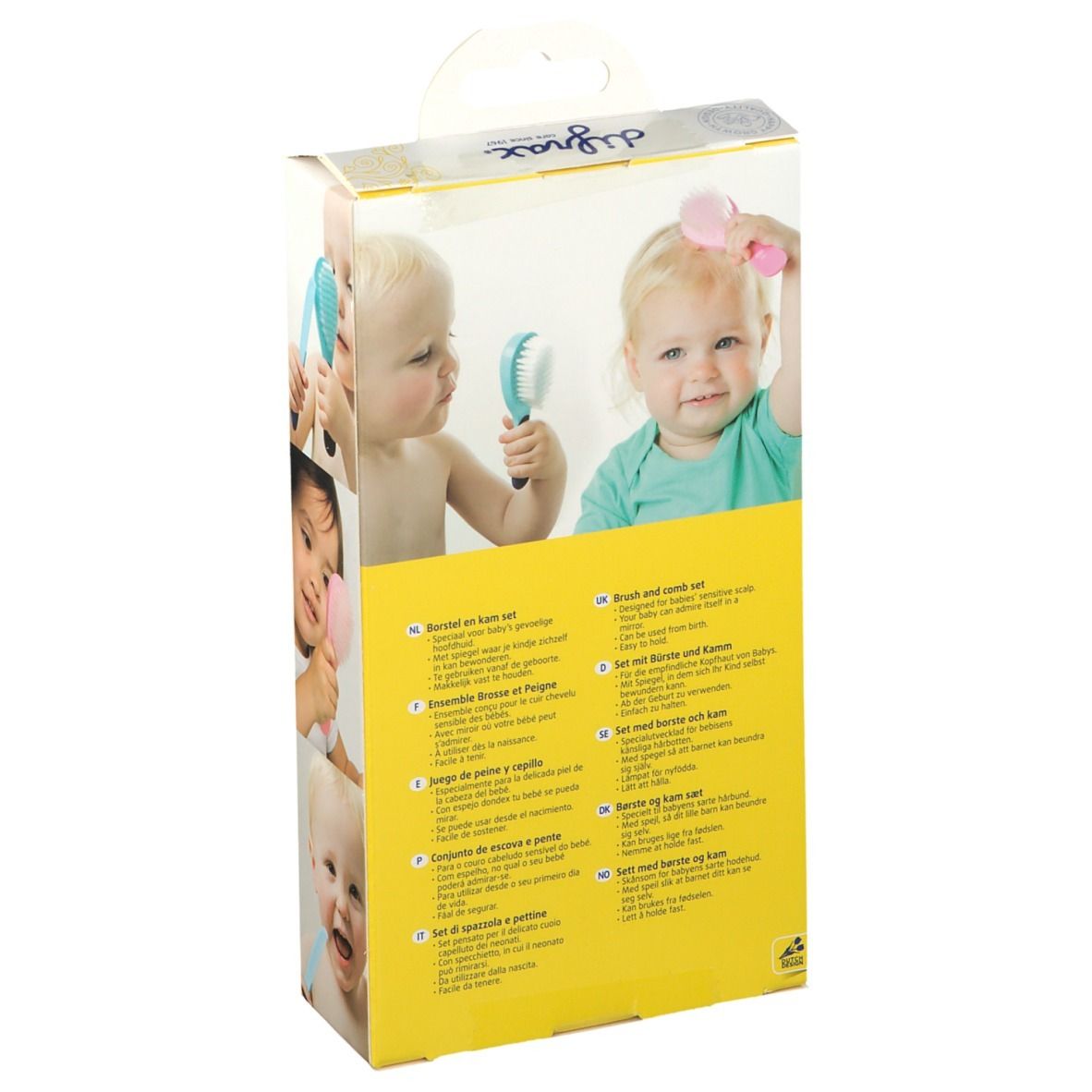 difrax® Babybürste und Kamm Set