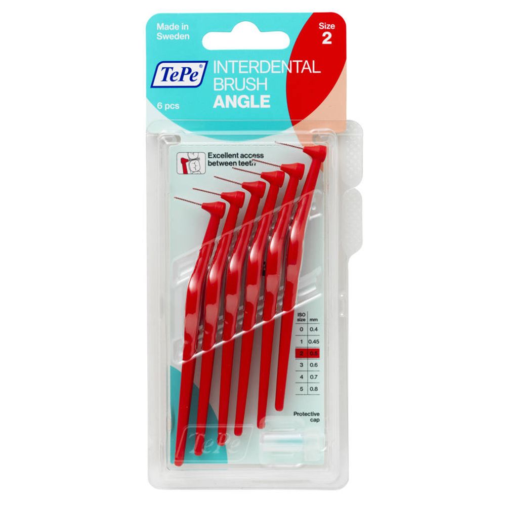 TePe® Brossettes interdentaires Angle rouges 2 - 0.5 mm