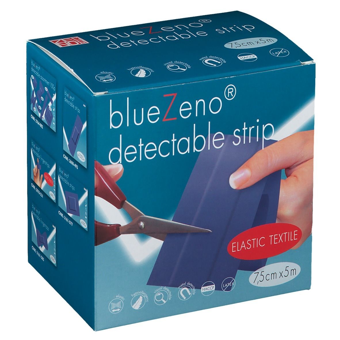 Bluezeno® Detectable Strip 7.5 cm x 5 m