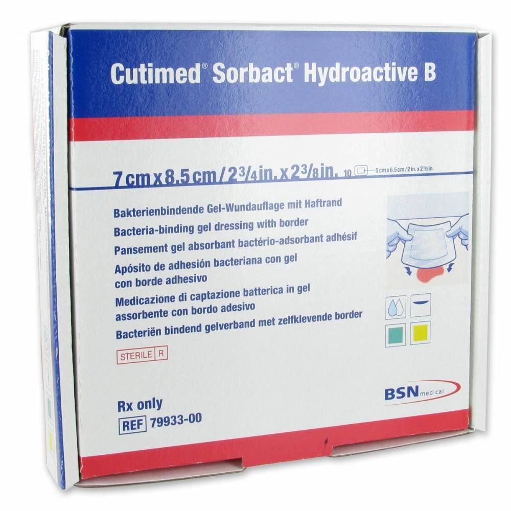 Cutimed® Sorbact® Hydroactive B 7 x 8,5 cm