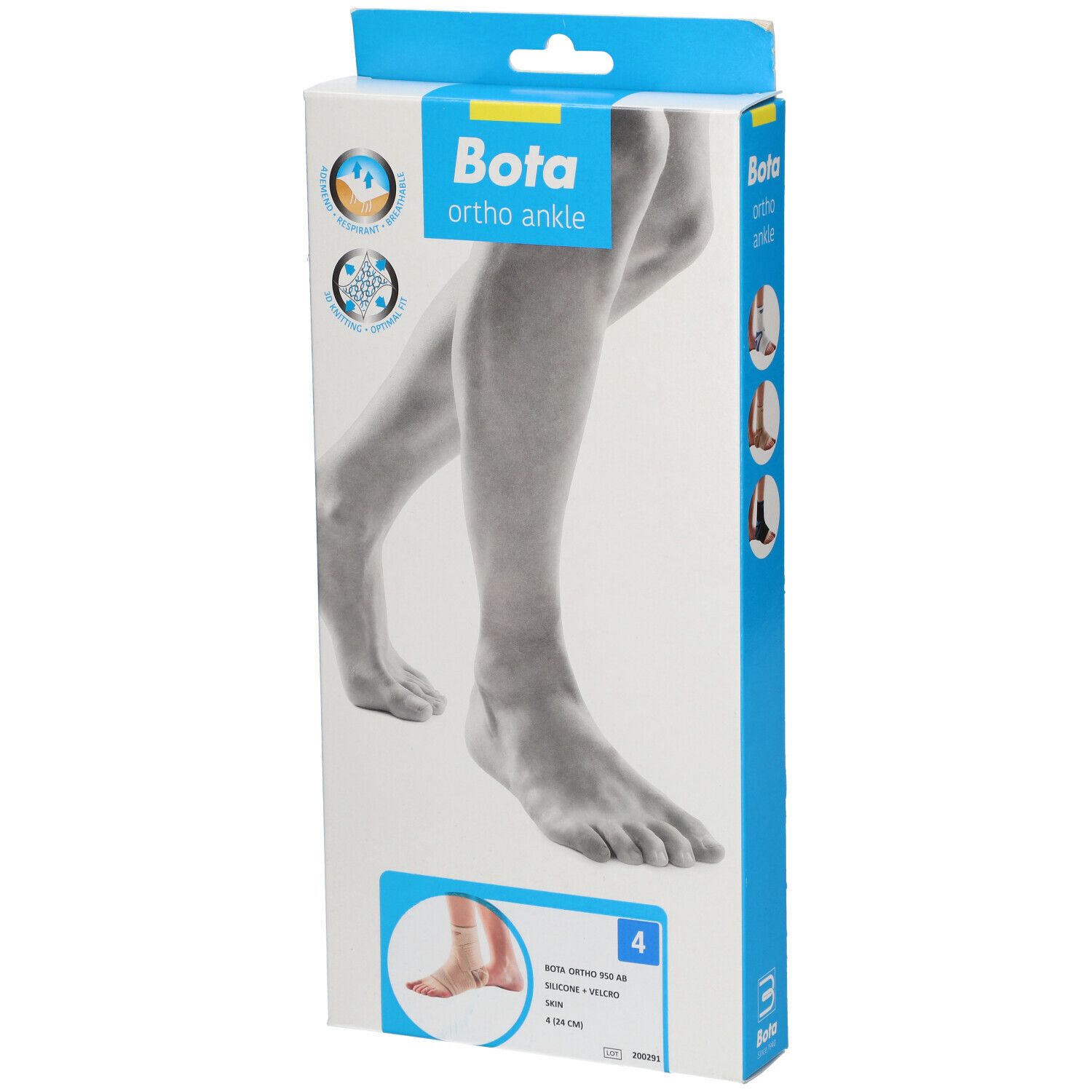 Bota Ortho AB 950 + Velcro + Silicone Skin Taille 4