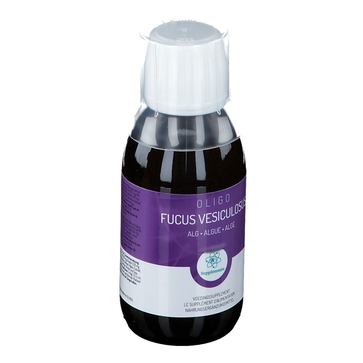 Flasche Oligoplant Fucus vesiculosus Algen-Nahrungsergänzungsmittel, 125ml.