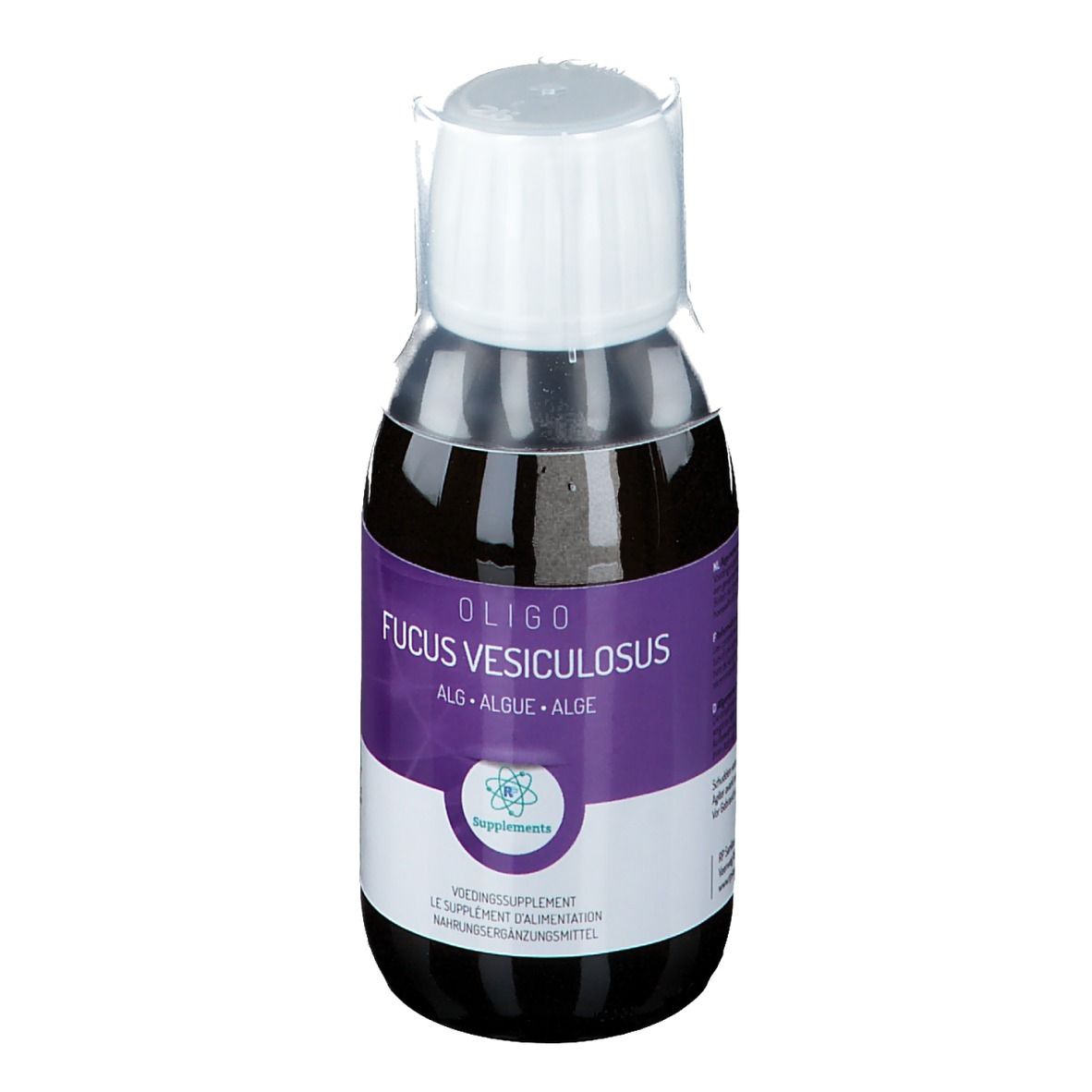 Flasche Oligoplant Fucus vesiculosus Algen-Nahrungsergänzungsmittel, 125ml.