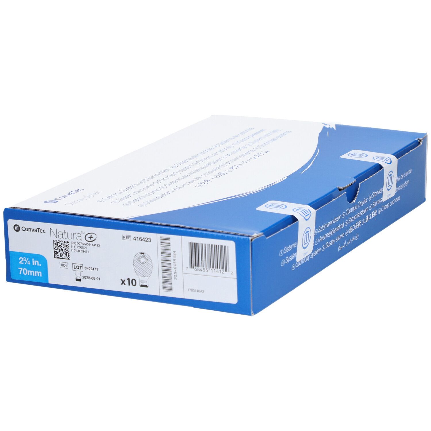 Sac+ouvert+Natura+InvisiClose+Beige+70+mm+(416423)