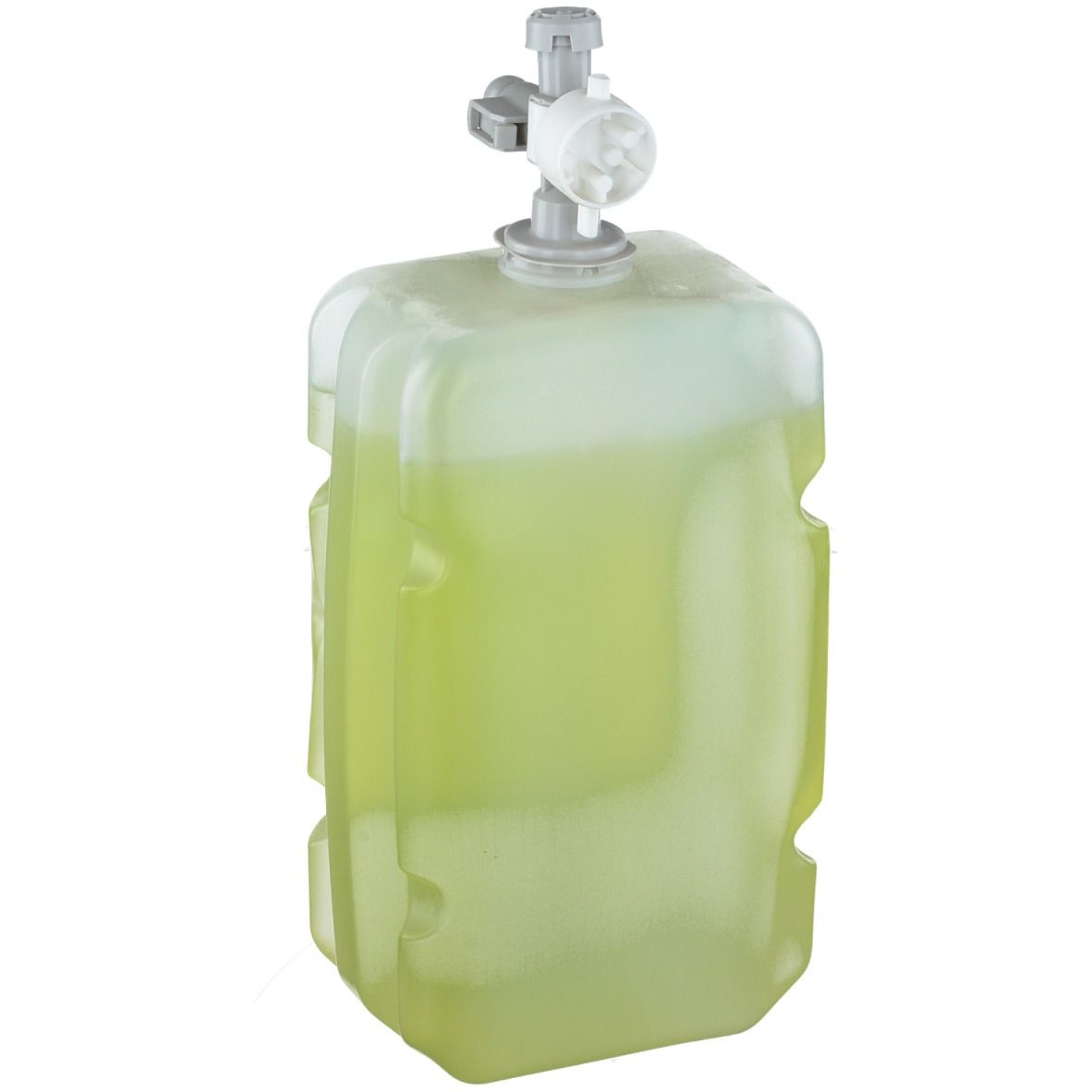 Récipient de lotion verte avec distributeur. Inscription: STOKO Refresh Wash Lotion. Volume: 1000 ml.