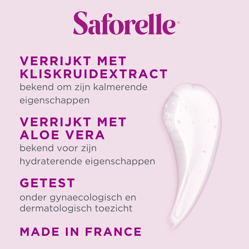 Vrouw in witte jas met klembord. Tekst: Expert in intieme hygiëne sinds meer dan 35 jaar. Aanbevolen door gynaecologen.