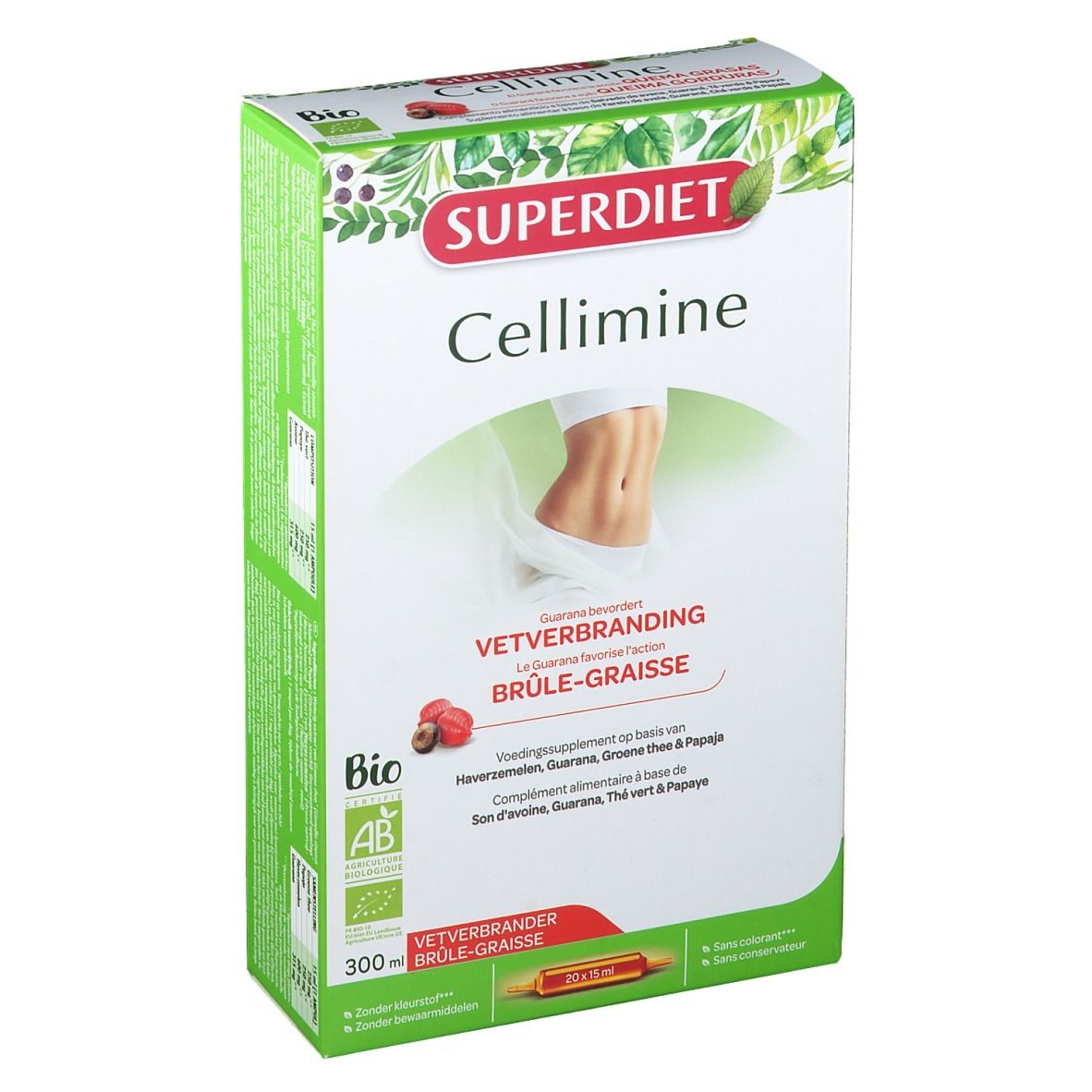 Super Diet Cellimine Brûle-graisse Bio Ampoules