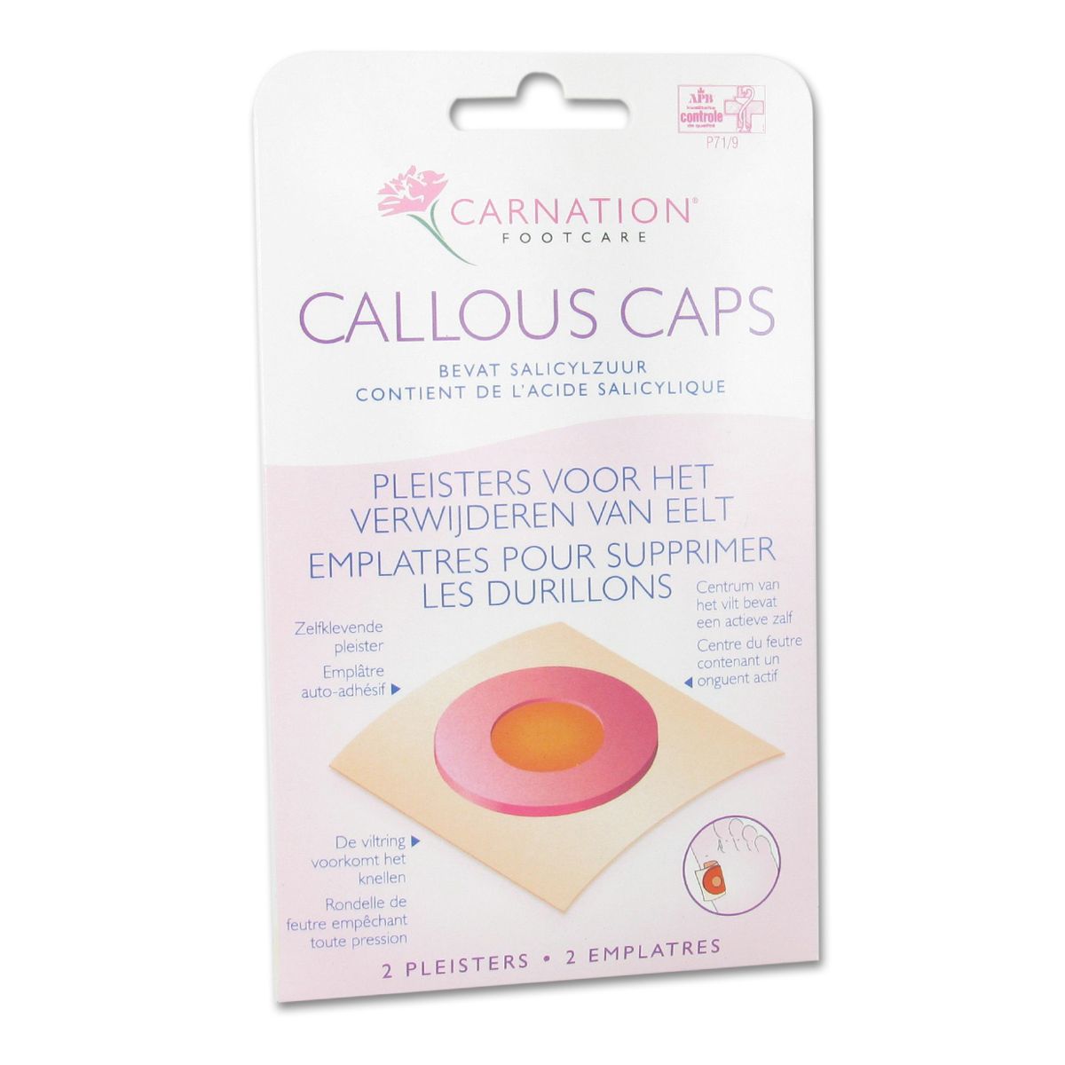 Carnation Callous Caps HB