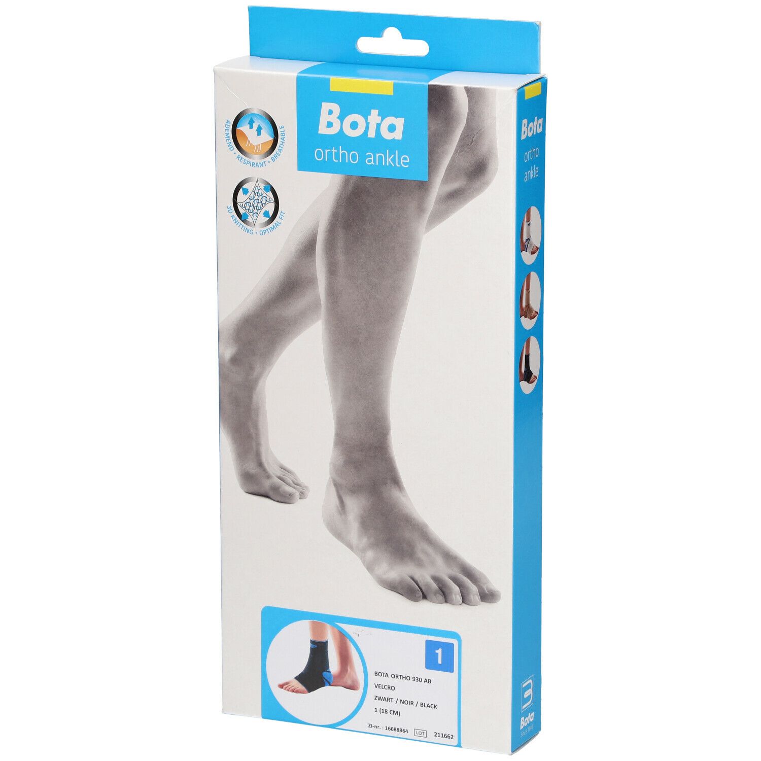 Bota Ortho AB 930 + Velcro Noir Taille 1