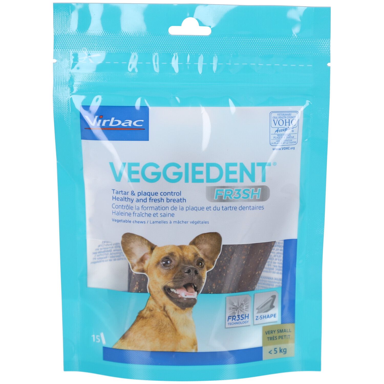 Virbac Veggiedent® Fresh für Hunde < 5 kg