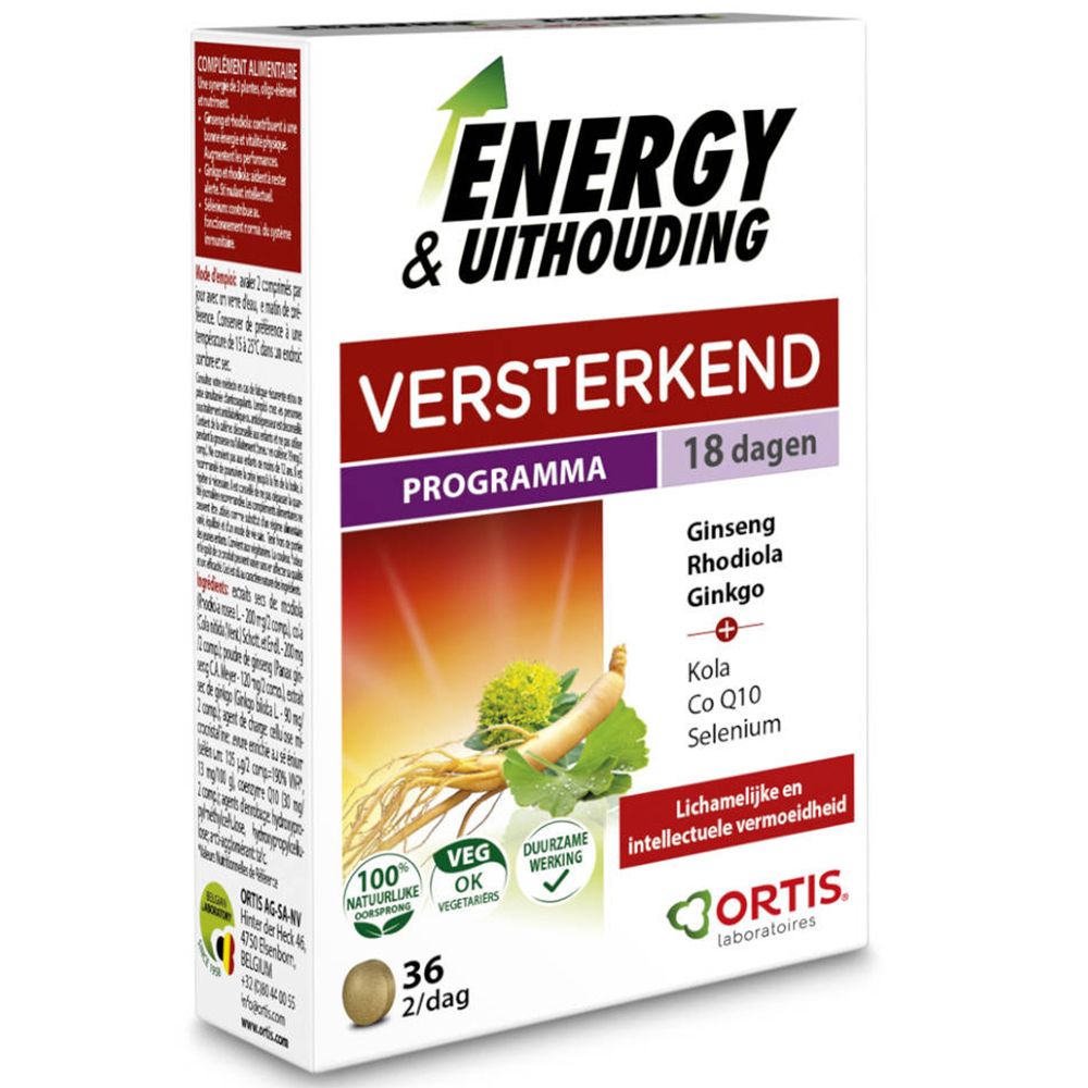 Ortis® Energy & Endurance Fortifiant