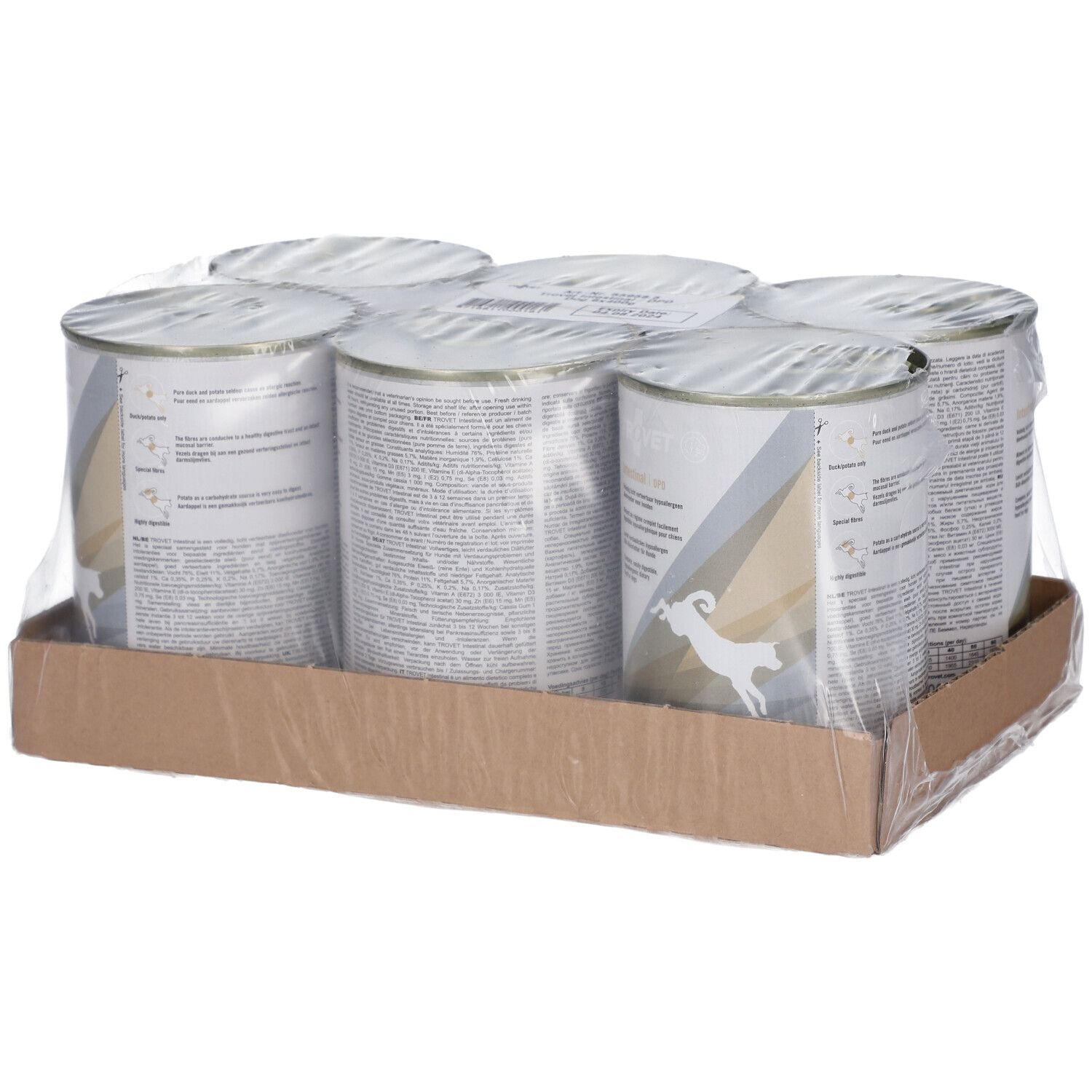 Trovet DPD Intestinal Hond 6x400 Voeding