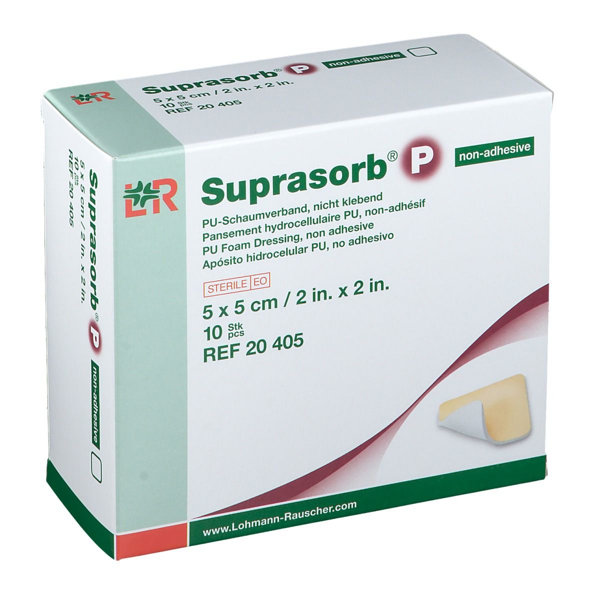 Suprasorb® P non-adhesive 5 x 5 cm