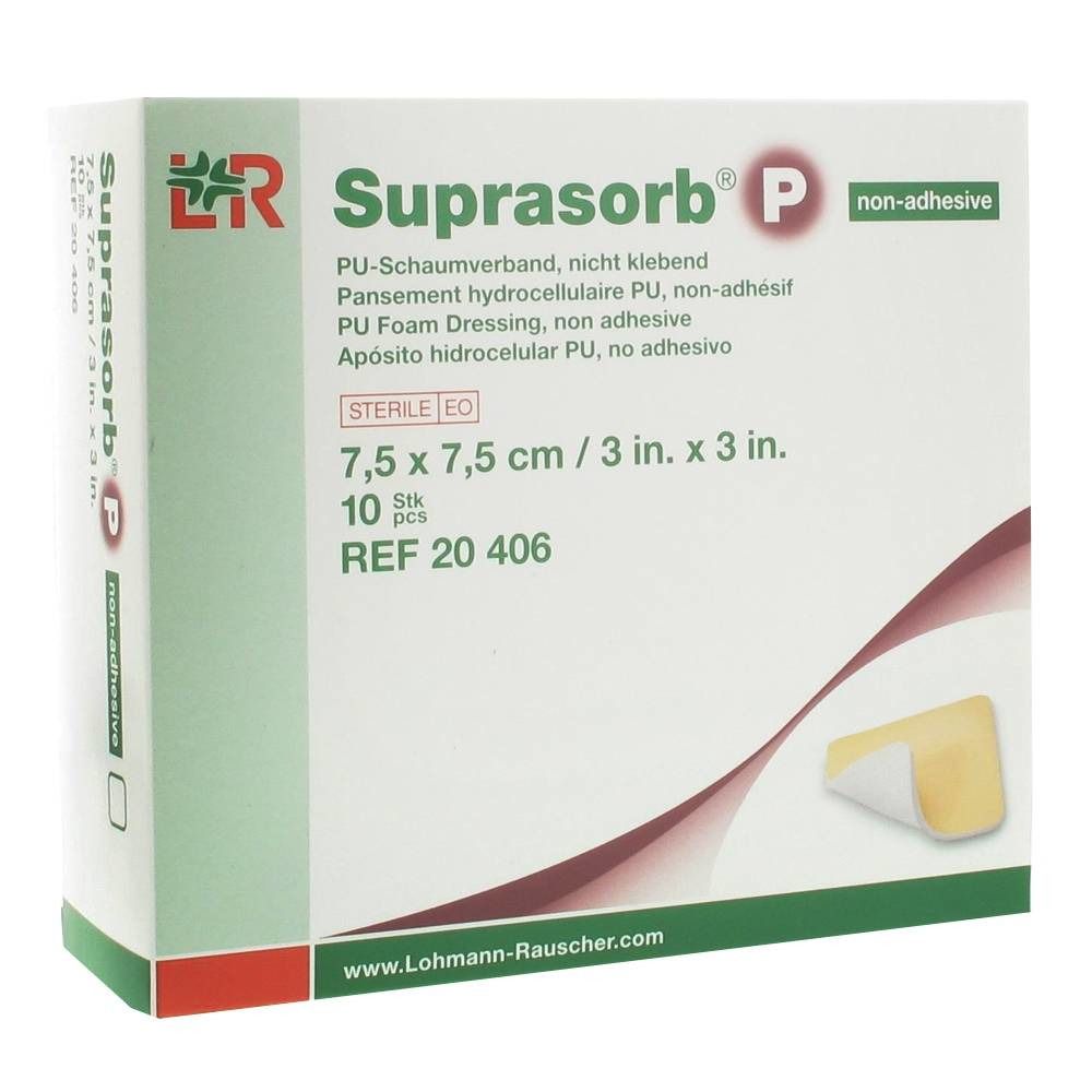 Suprasorb® P non-adhesive 7.5 x 7.5 cm