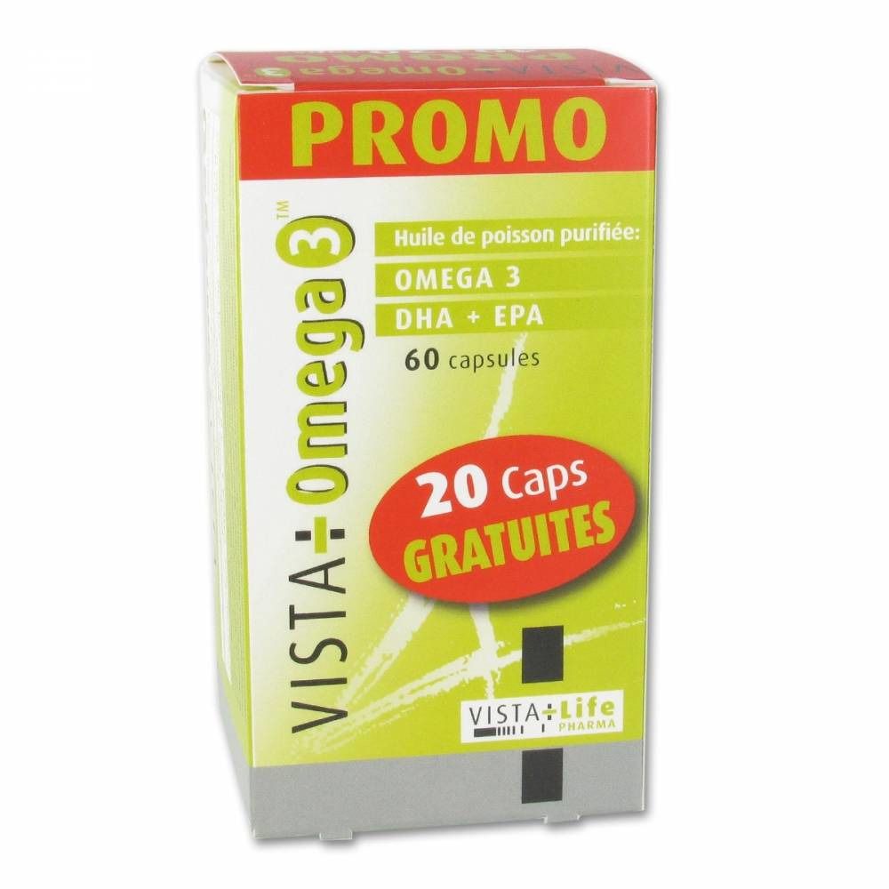 Vista Omega 3 Promo 40+20 Softgels For Free 1 pz Redcare