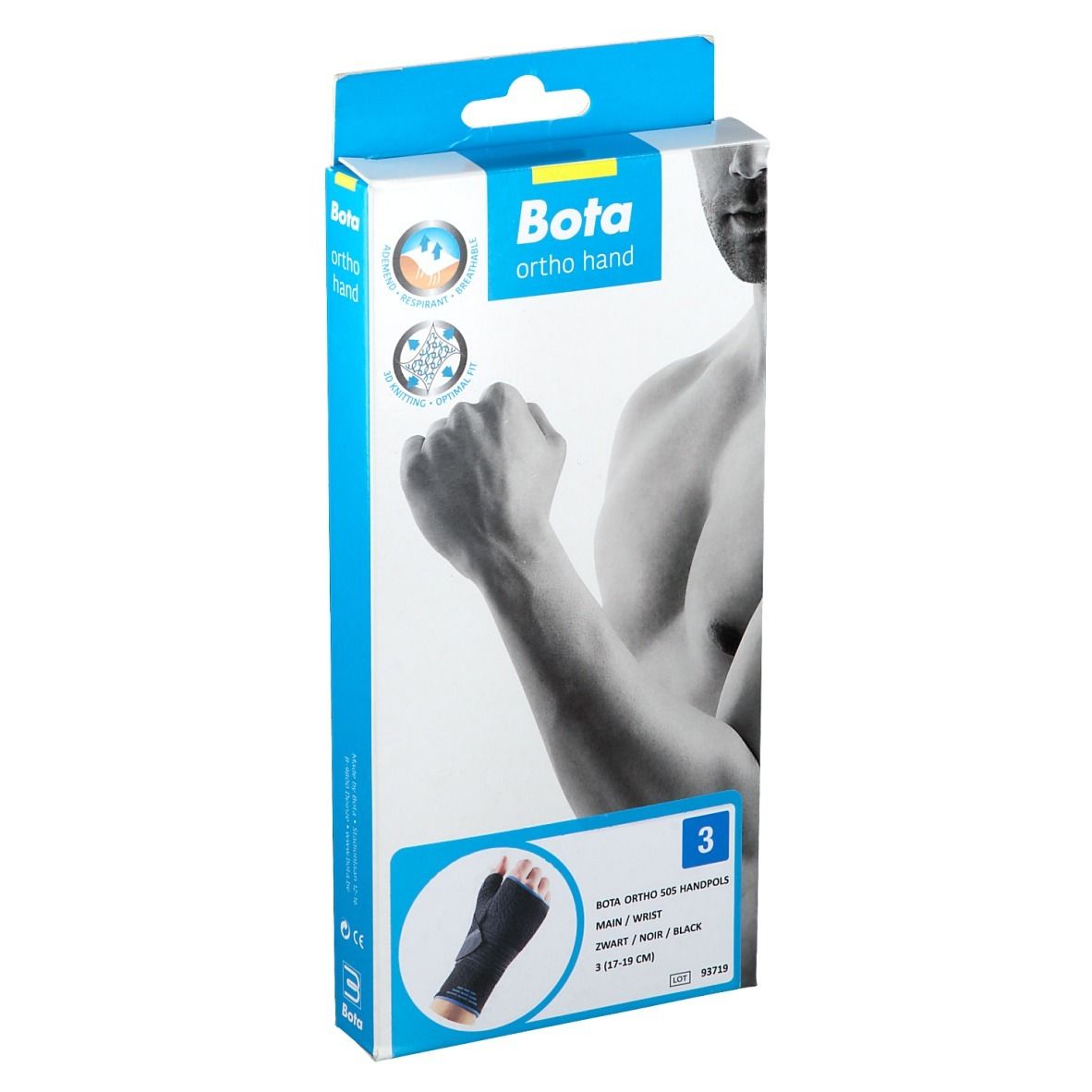 Bota Ortho Serre-poignet? 505 Noir Taille 3