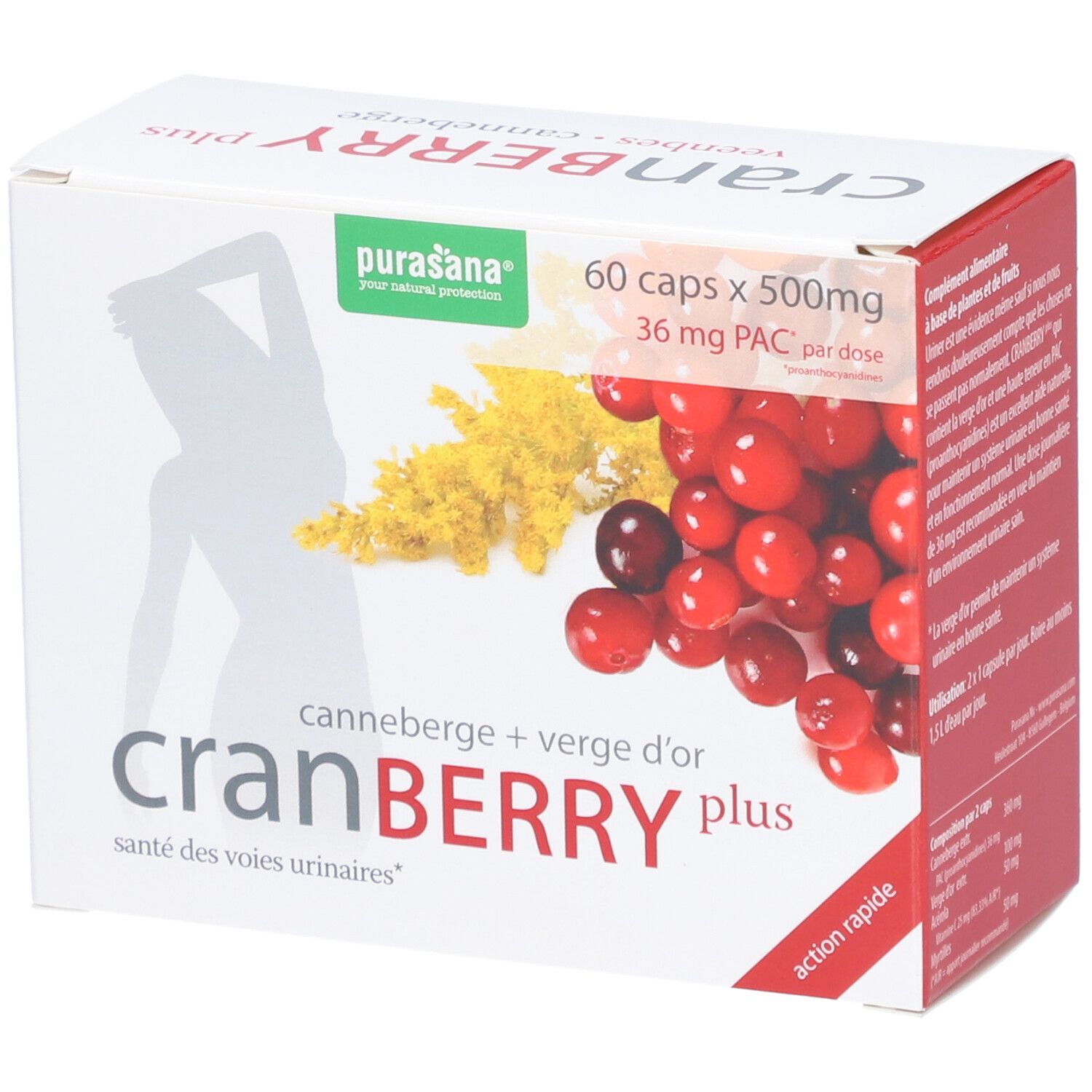 Purasana Cranberry Plus 60 Capsules