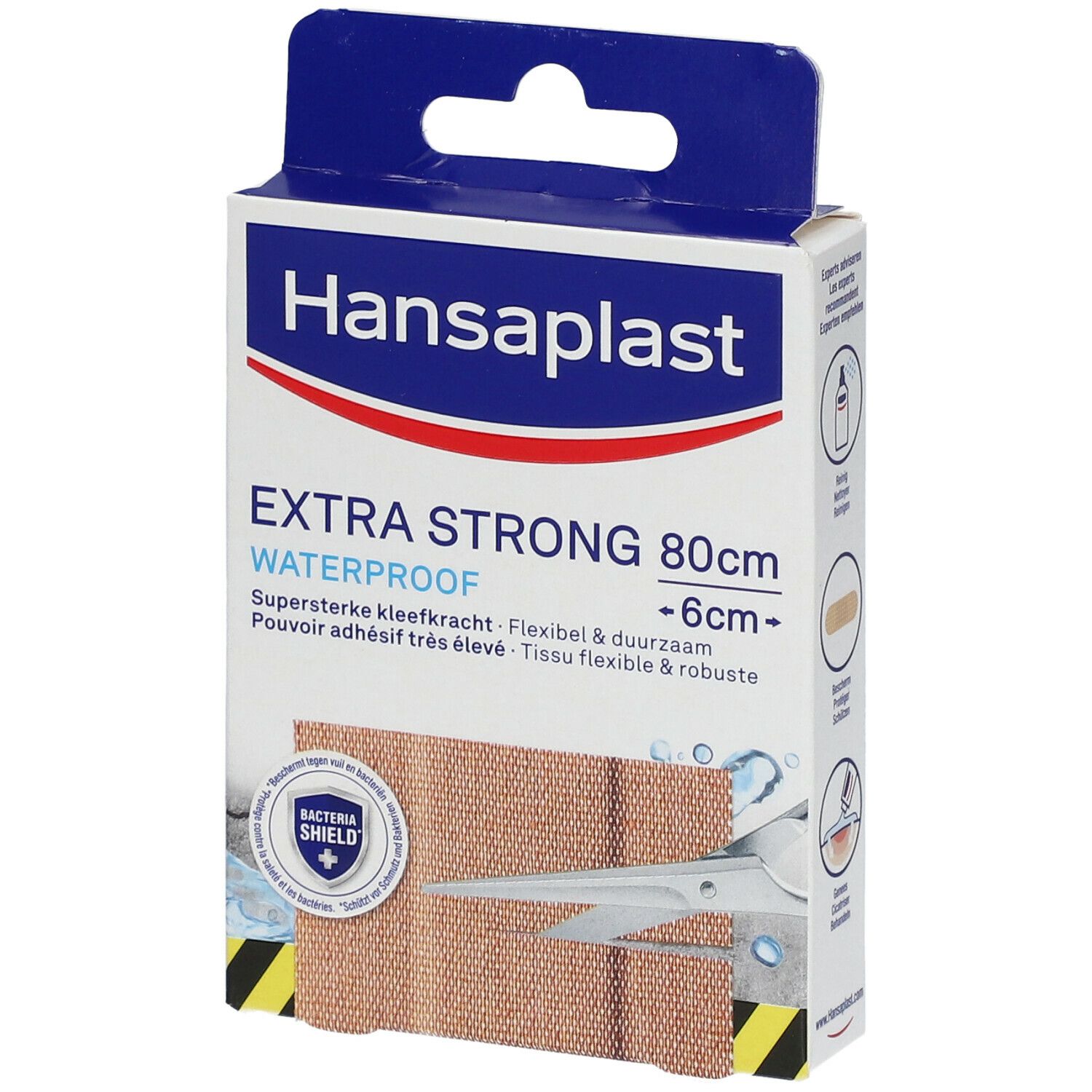 Hansaplast Extra-strong Waterproof 80 x 6 cm