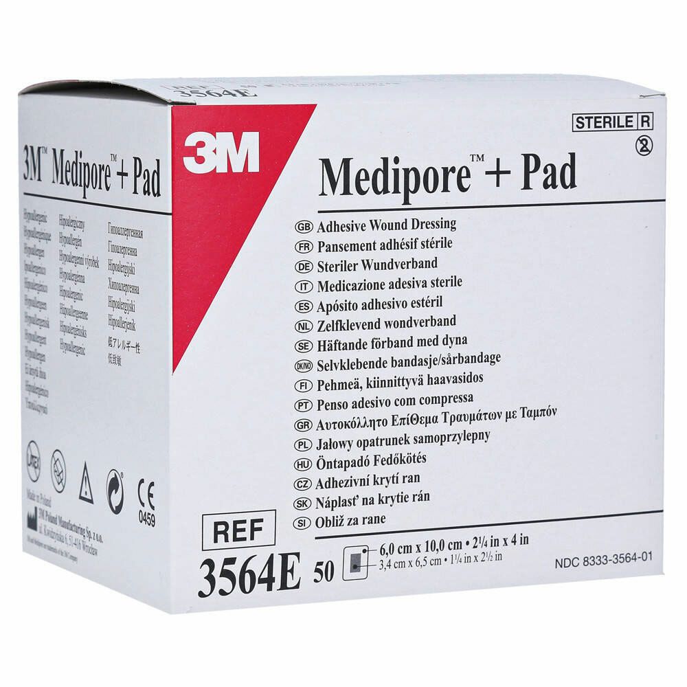 3M™ Medipore™ +Pad 6 cm x 10 cm