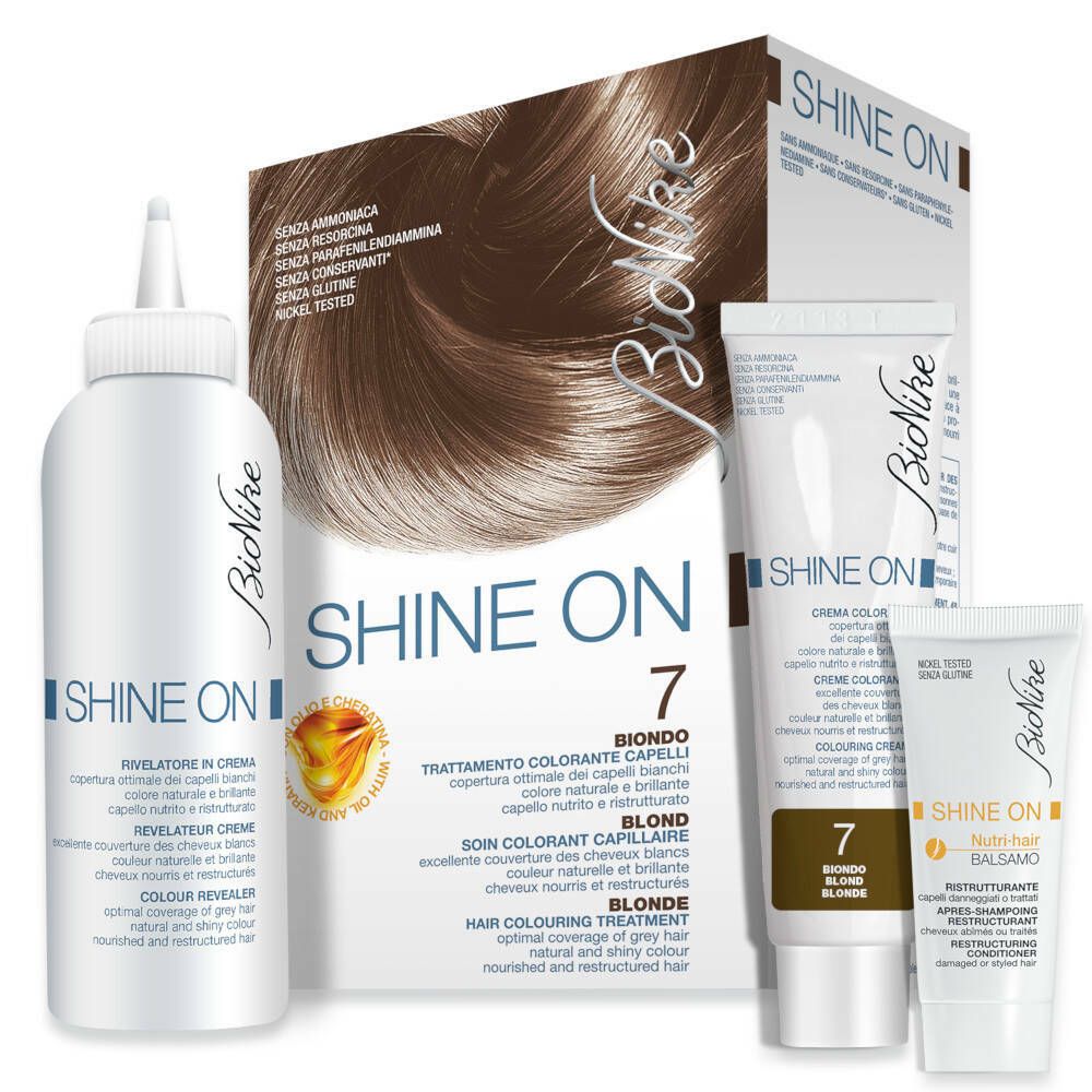 BioNike Shine ON Soin colorant capillaire 7 Blond