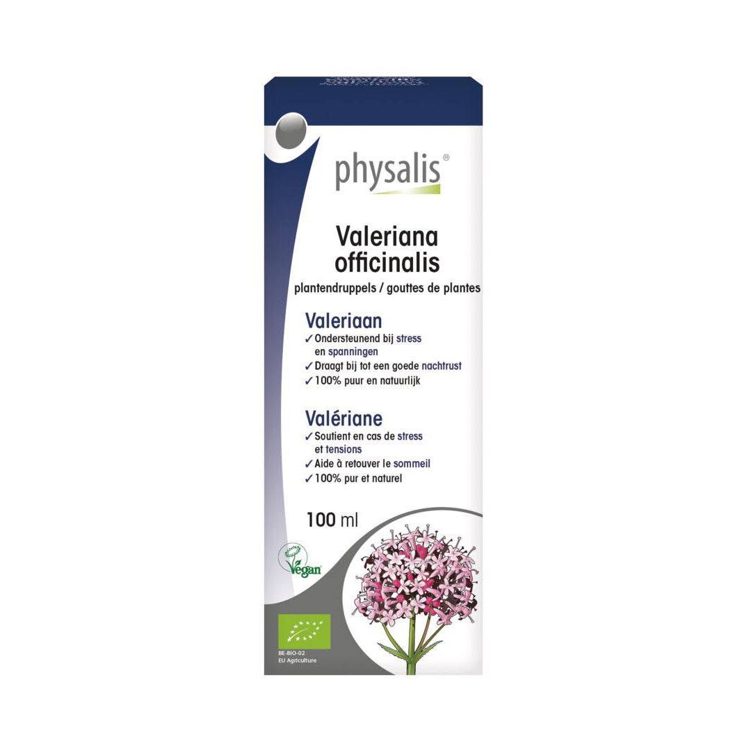 Emballage du produit. Boîte avec nom du produit, illustration florale et informations. 100 ml.