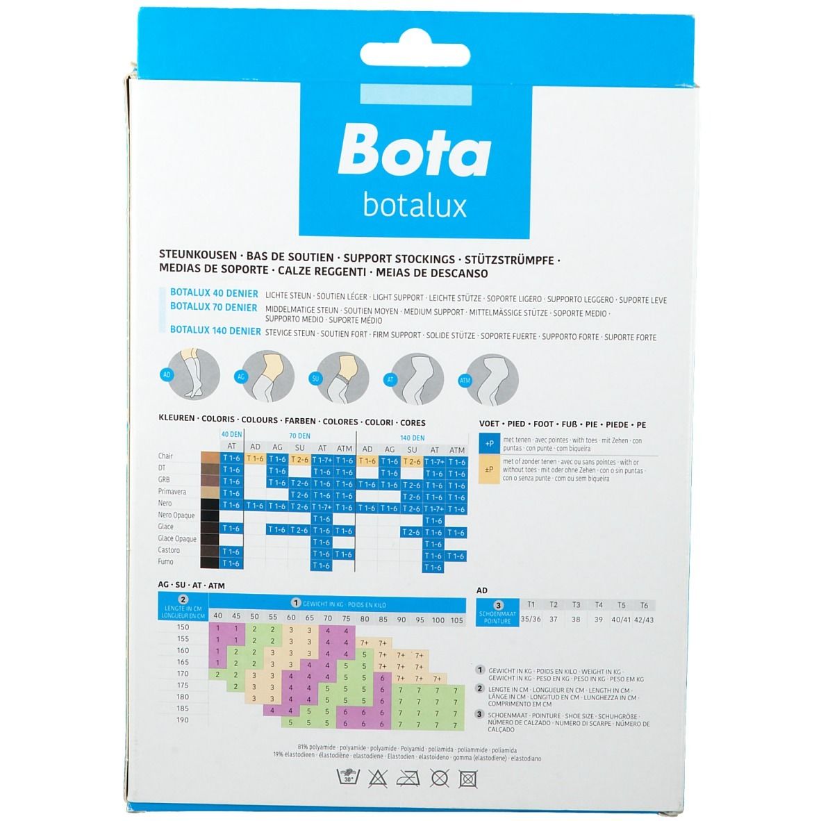 BOTA Botalux 140 AT Nero Opaque taille 5 1 pc(s) Chaussettes view 2