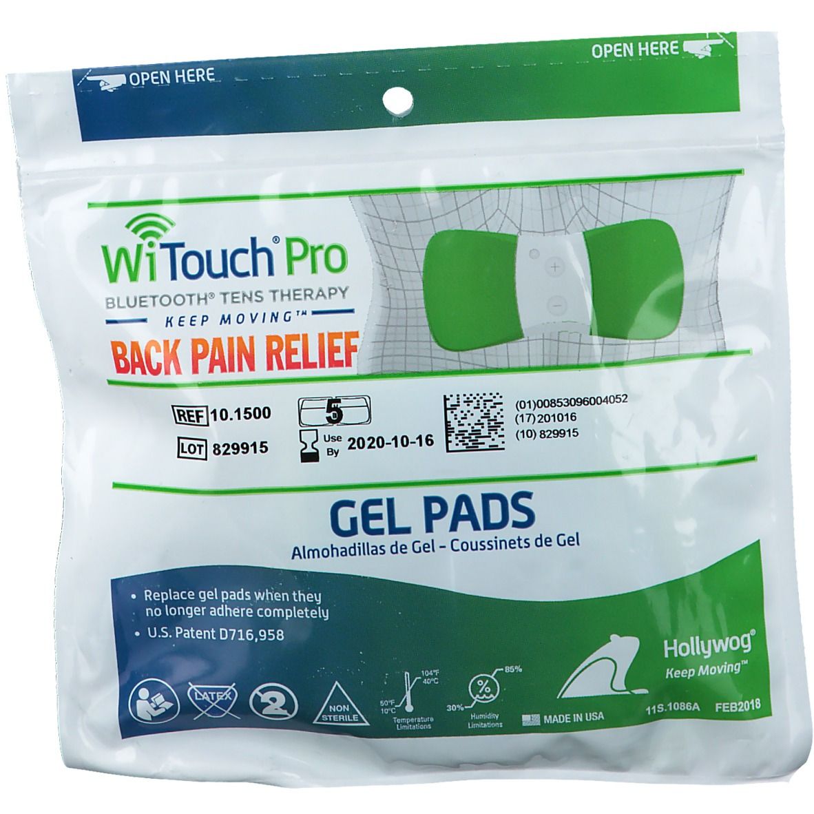 WiTouch® Pro Gel Pads