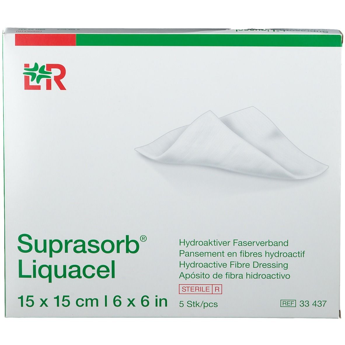 Suprasorb Liquacel 15 x 15 cm