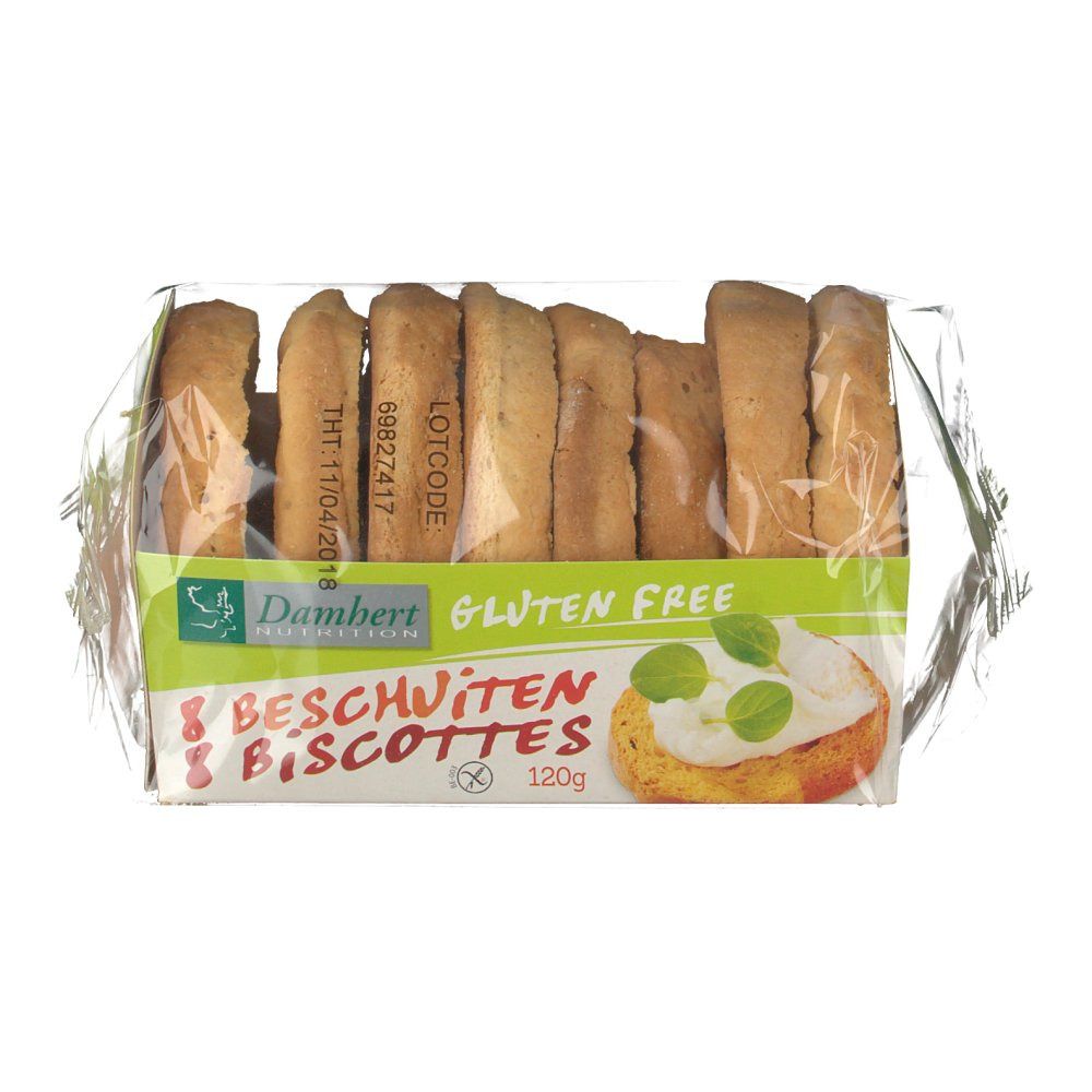 Damhert TAGATESSE® Zwieback Glutenfrei 125 G - Shop-apotheke.ch