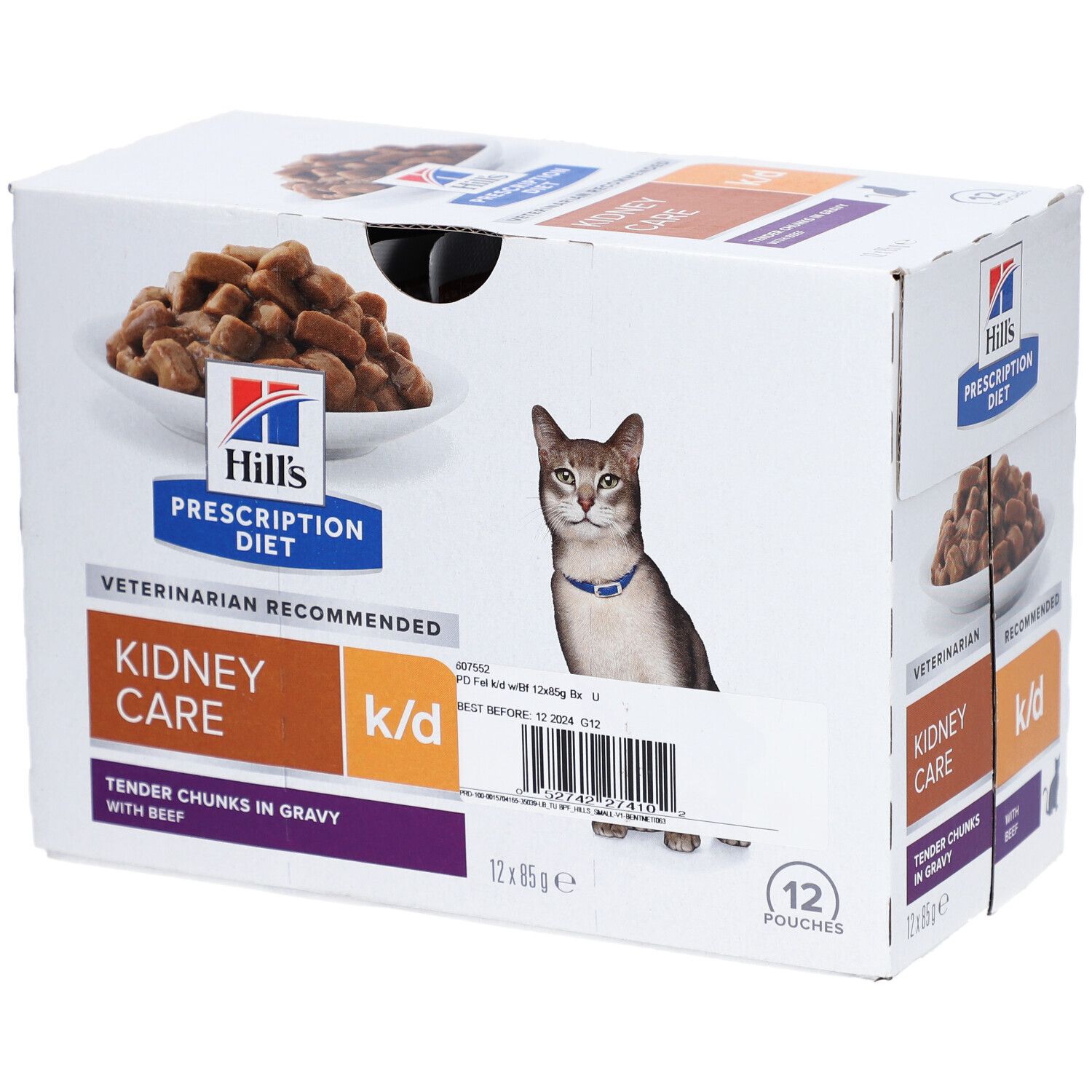 Hill's Prescription Diet Feline K/D Kidney Care Rindfleisch