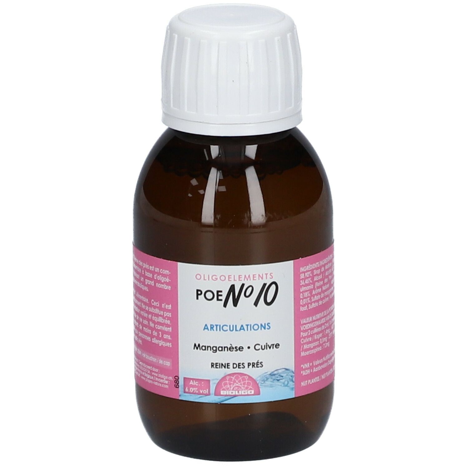 Oligoelements POE N°10 Articulations Manganèse - Cuivre
