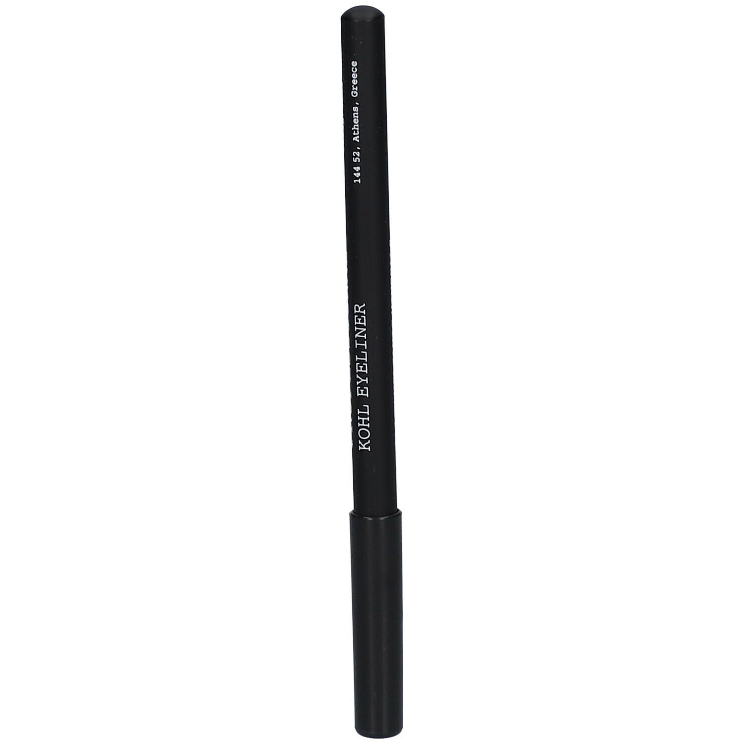 Crayon khôl noir. Inscription: KOHL EYELINER. Forme cylindrique. Origine: Athènes, Grèce.