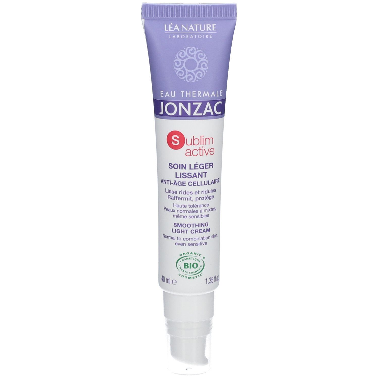 Jonzac Sublimactive Smoothing Light Cream Bio 40 Crème