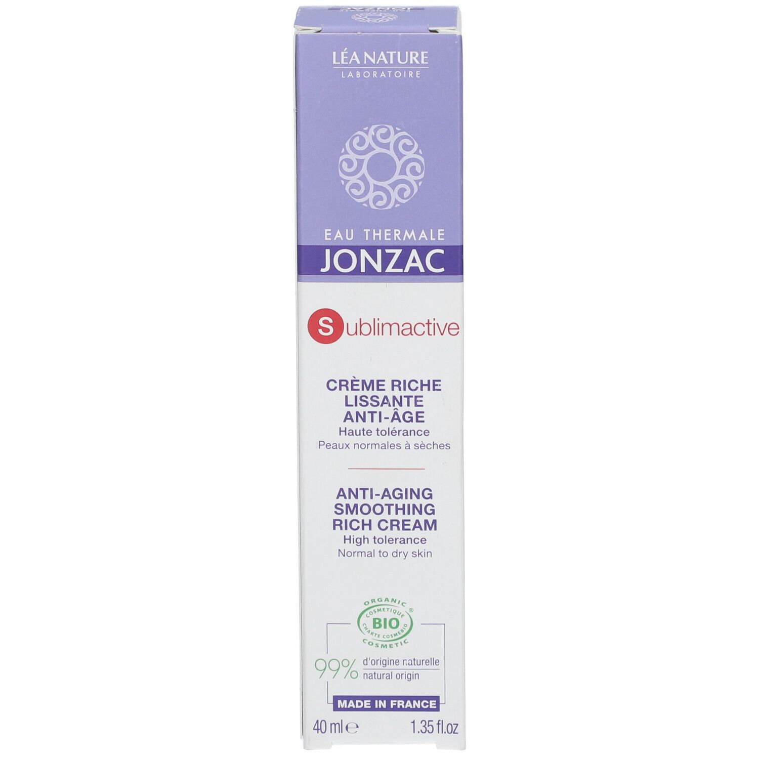 Jonzac Sublimactive Bio-Creme