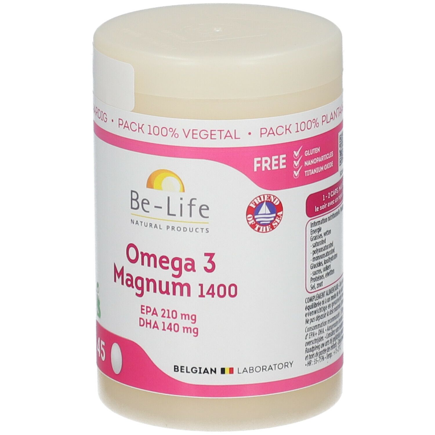 Be-Life Omega 3 Magnum 1400 45 pc(s) - shop-apotheke.ch