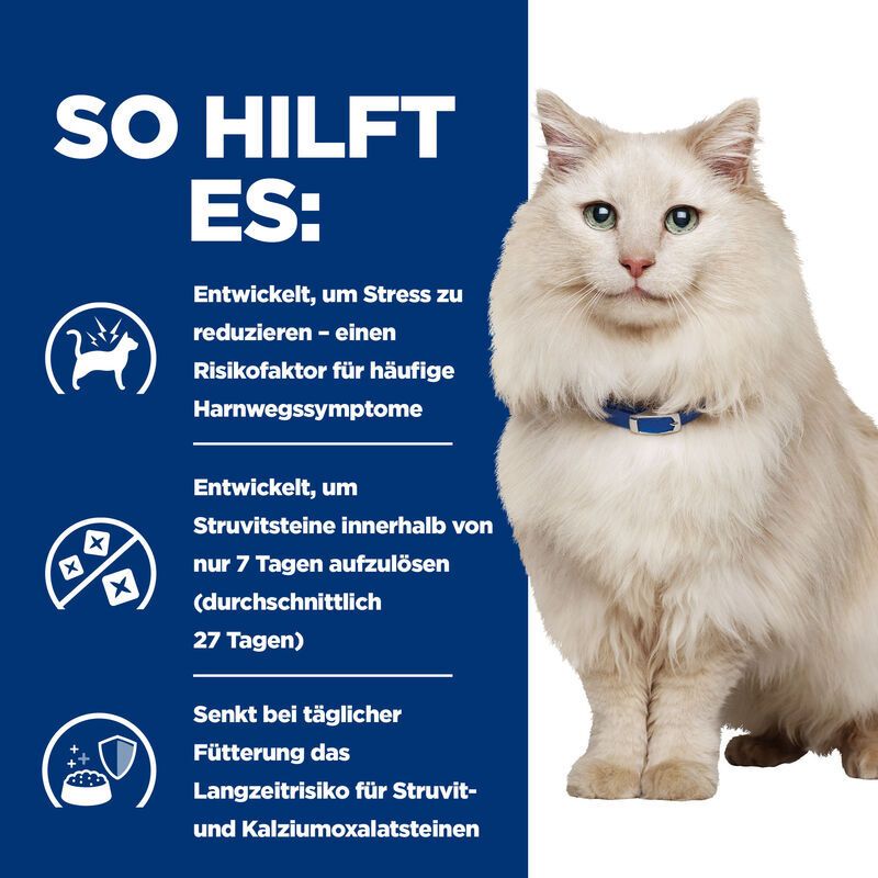 Hill's Prescription Diet c/d Urinary Stress Katzenfutter mit Lachs