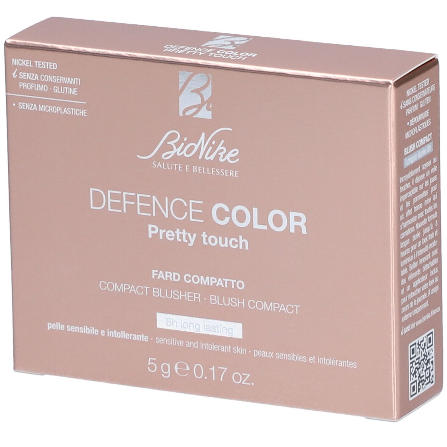 BioNike Defence Color Pretty Touch Compact Blusher 302 Peche