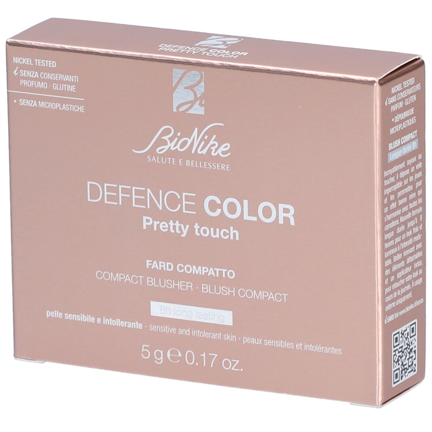 BioNike Defence Color Pretty Touch Compact Blusher 303 Bois DE Rose