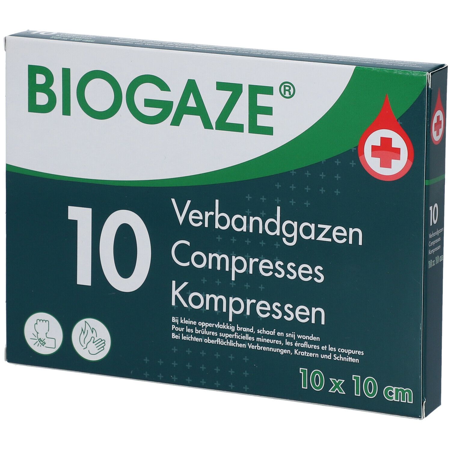 Biogaze® 10 Compresses stériles 10x10cm
