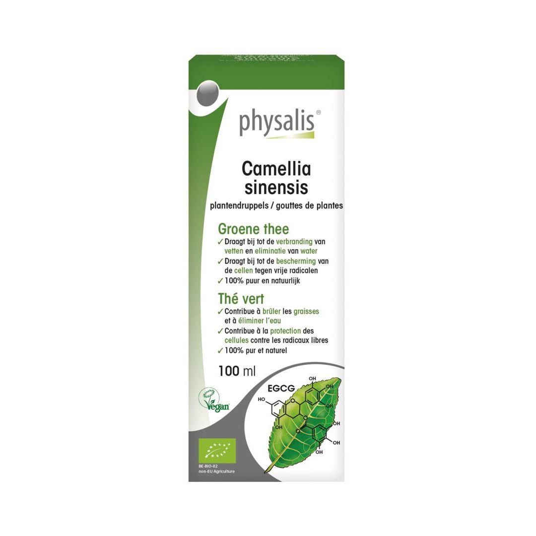 Emballage vert avec informations sur le produit. 100 ml.