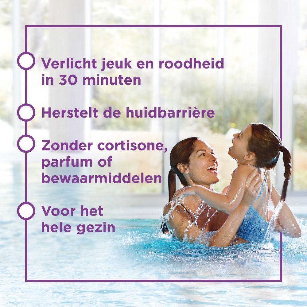Bepanthen Eczema doos. Witte doos met productnaam en tekst.