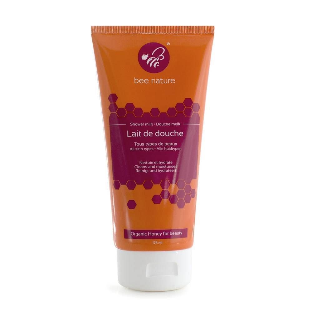 Oranje tube met productnaam en tekst. Bevat productinformatie en logo. Witte dop.