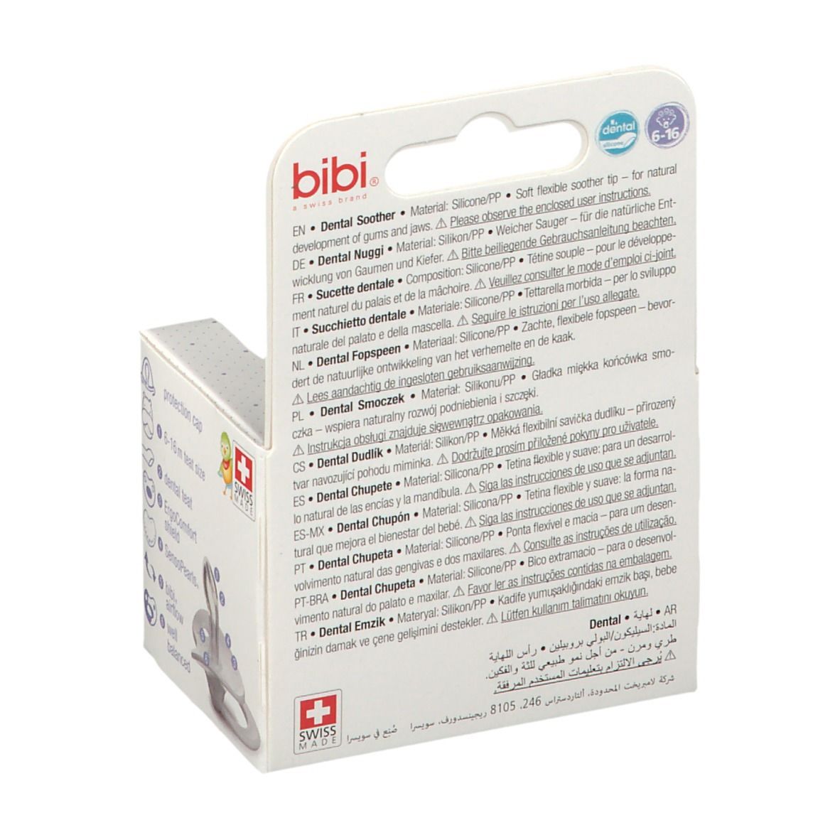 bibi® Schnuller Nuggi Stars 6 - 16 Monate