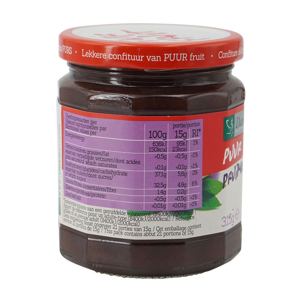 Damhert Confituur Pruim - 100% Fruit (geen toegevoegde suikers) EN OK 315 g Sonstige