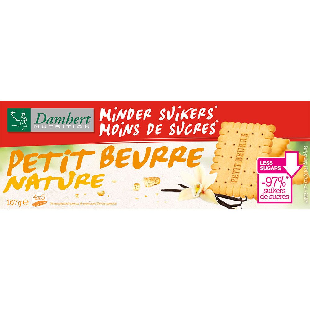 Damhert Petit beurre Biscuits natures sans sucre