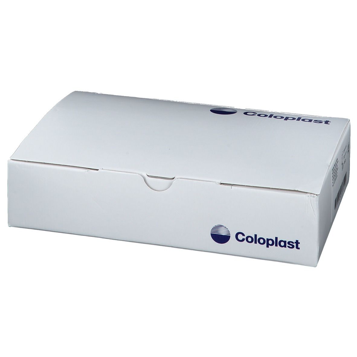 Witte verpakking met Coloplast-logo. Opschrift: SpeediCath Compact Set Mujer CH14.